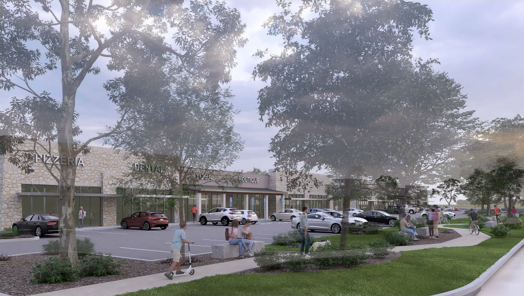 Rendering of Elkhorn Point from Dietz Elkhorn Road, Fair Oaks Ranch TX