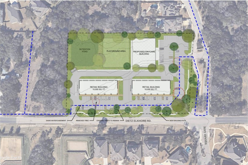 Elkhorn Point site plan, Fair Oaks Ranch TX